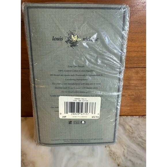 Louis Nichole King Pillowcases Cotton Sarook Multi Print - Picture 4 of 5